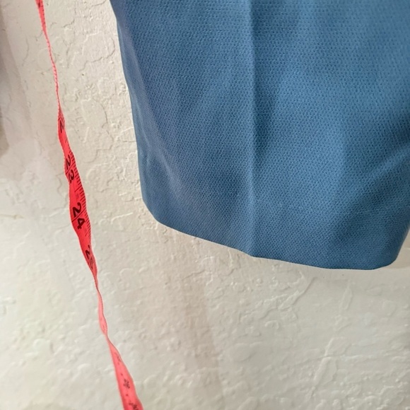 Anthropologie Sasha Button Fly Tapered Trousers Iris Blue 4 - Picture 2 of 9